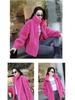 Seven Color Double-Sided Coral Fleece Jacket Winter Thickened Sherpa Coat Women's Sherpa Hoodie with Hood