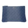 Clutch Bag Blue Denim Women