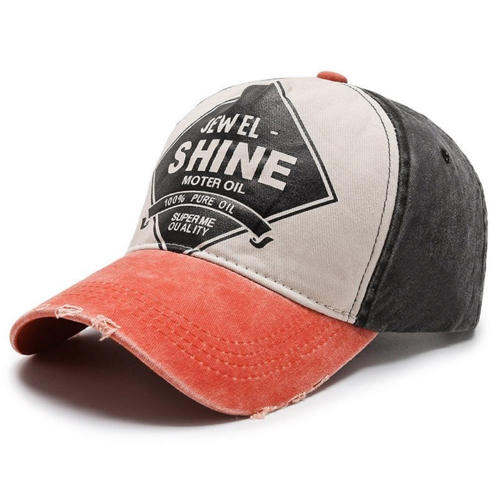 Винтажная бейсболка SHINE Весенне-летняя кепка Мужская Хлопок Стирка Весна Лето Кепка от солнца Регулируемая Повседневная кепка Женская