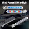 Wind Powered Rotation Fan Lamp Rotation Fan Automobile Decorative Light Head Auxiliary Lighting