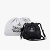 Vivienne Westwood Веганская Био-Зеленая Зернистая Сумка-Мешочек Hillary Micro Bucket Pouch Bag N403