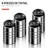 2026 Hot For Renault Interior Stickers 4PCS Car Tire Hub Valve Cover Metal Aluminum Metal Dust Cover Auto Accessories For Renaul