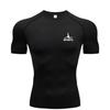 Men's Quick Dry Short Sleeve Gym Running Moisture Wicking Round Neck T-Shirt Training Exercise Gym Sport Shirt Tops Lightweight