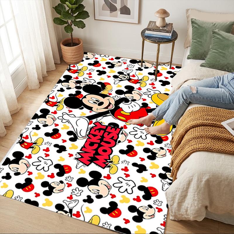 Mickey Mouse Living Room Nonslip Area Rug Soft Carpet For Bedroom Game Playroom Sofa Office Home Decor Doormat Christmas Gift C926840
