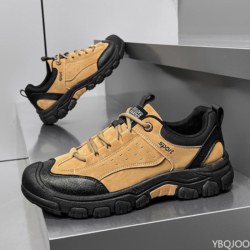 Fashion Leather Breathable Plus Size Men's Shoes New Anti Slip and Wear-resistant Sports Running Vulcanized Casual Single Shoes Sneakers