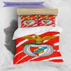 3pcs Football Team (18) Design Cover Set - HD Printed Bedding with 1 Cover and 2 Pillowcases - Perfect for Home and Dorm Decor