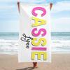 Personalized Beach Towel Custom Name Beach Towel Soft Absorbent Customized Bath Towel for Kids Adults Couples Friends Bridesmaid