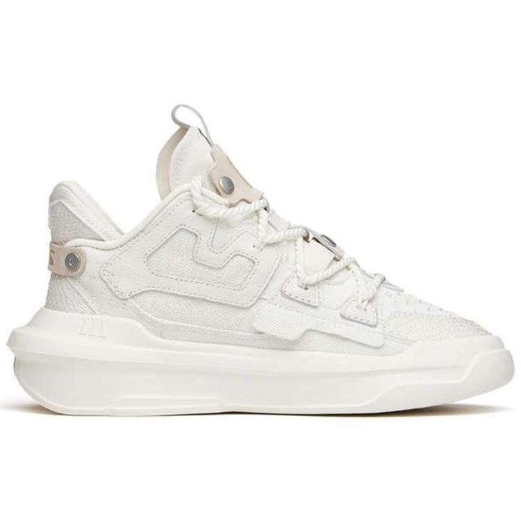 Anta Textile, Synthetic Leather Comfortable Slip Resistant Cushioning Abrasion Resistant Lightweight Mid top 122138082S-1