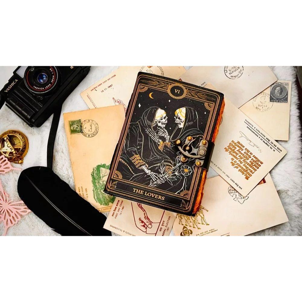 Журнал гримуара пустой книга заклинаний теней влюбленные кожаный журнал подарки