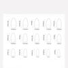 French Fake Nials Long Almond Nail Tips Manicure Press On Nails  DIY