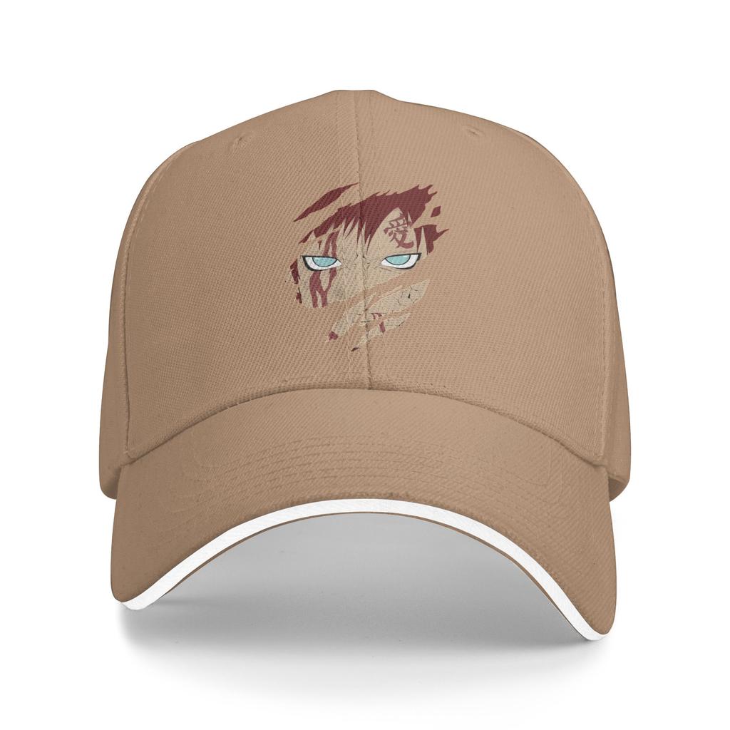 Naruto Gaara Face Sun Hat Spring Golf Cap Unisex Anime Hip Hop Baseball Cap New Outdoor Hats