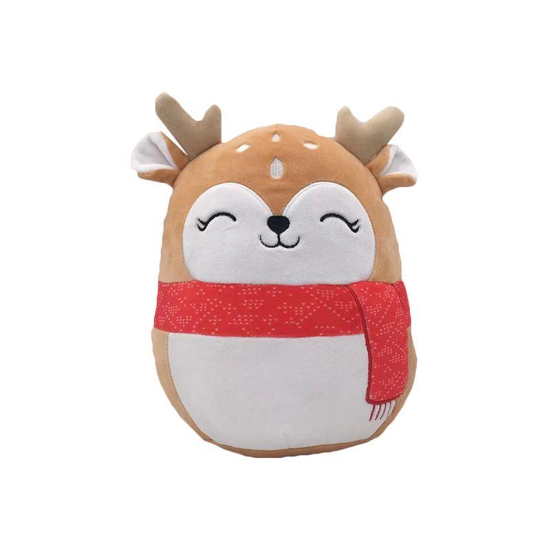 Очаровательная рождественская плюшевая игрушка Squishmallow Гном Норма для праздничной радости и комфорта