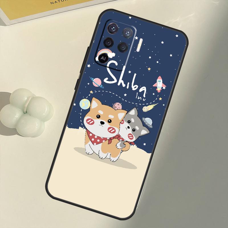 Милый чехол Shiba Inu для OPPO A74 A94 A54 A1K A15 A16 A52 A72 A83 A91 A93 A53S A5 A9 A31 A53 2020, чехол