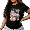 Even In the Midst of My Storms Womens TShirt  Cotton Funny Graphic Short Sleeve Tee Novelty Shirt Casual Crew Neck Top SXl