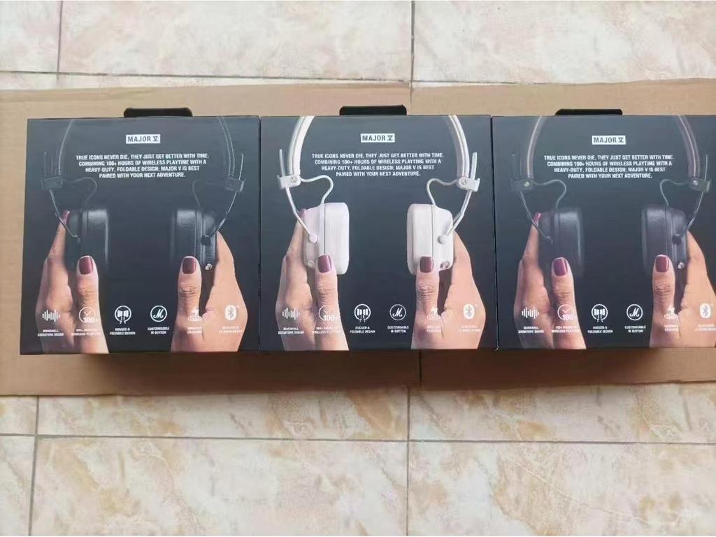 Беспроводные Bluetooth накладные наушники Marshall Major V 5-го поколения