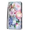 Phone Case For Samsung Galaxy M23 M33 M53 5g M32 M51 M52 M62 F62 F23 M01 Book Painted Flip Card Slot Cover Leather