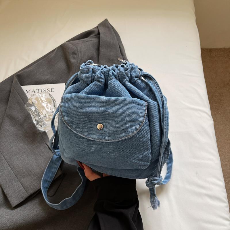 Женская сумка через плечо из денима большой емкости, сумка для путешественников на плечо