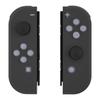EXtremeRate Прозрачные кнопки действия Face Buttons для Switch Switch OLED Символы Новая Надежда Серый Joy-Con ABXY, Направления, Home, Capture, + и - Кнопки, &