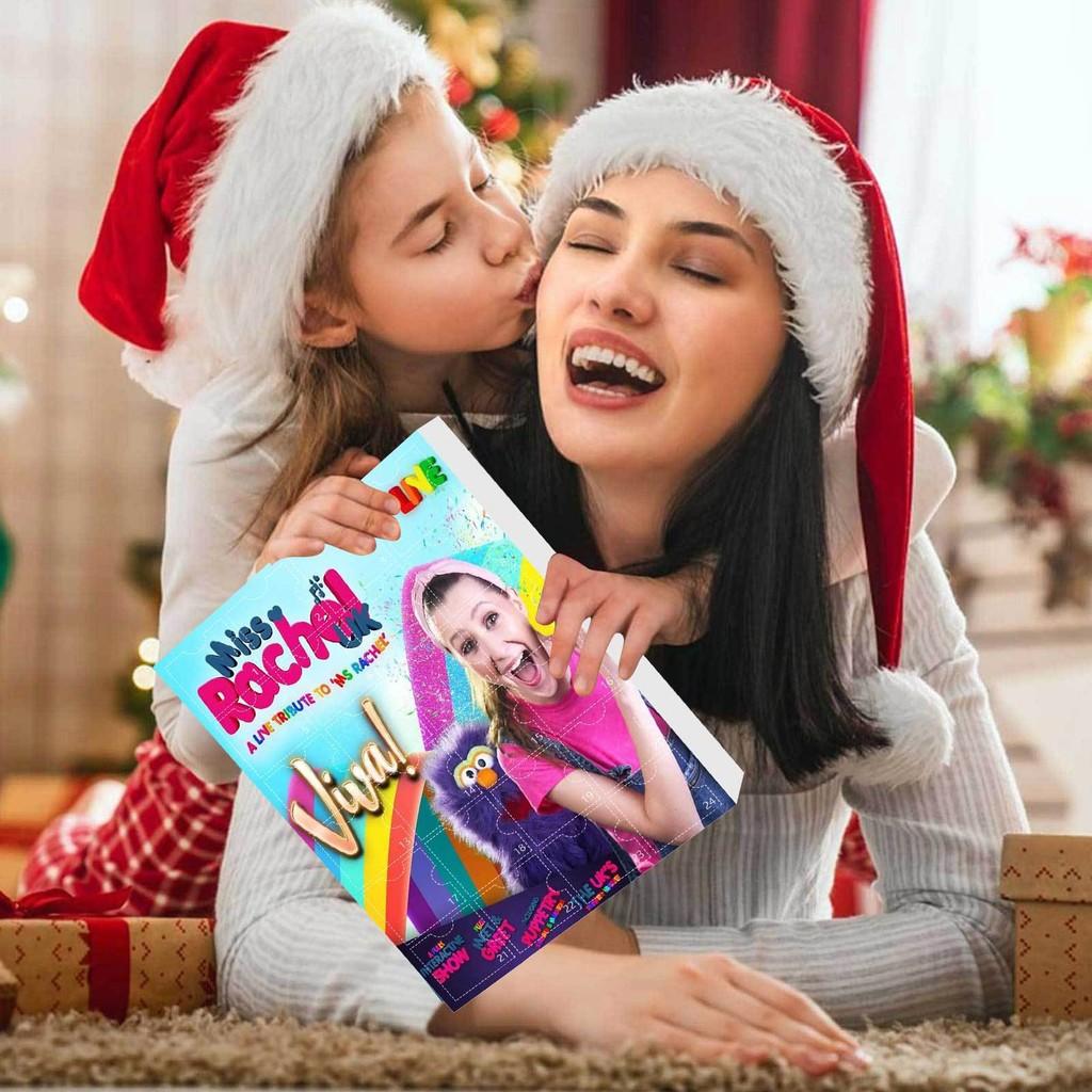 Рождественский Адвент-календарь Msrachel Blind Box 24-дневный обратный отсчет Детский акриловый подарок