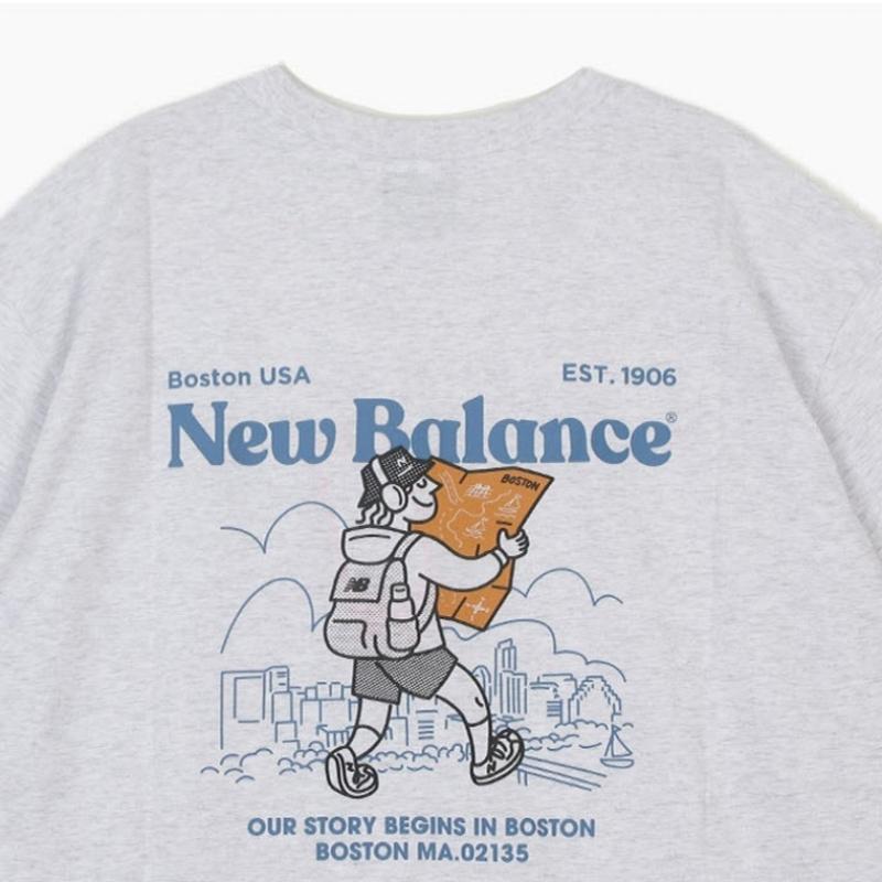 New Balance Футболка Half Club Uni Nb Travel с коротким рукавом Overfit Nbnefco253 16 с коротким рукавом