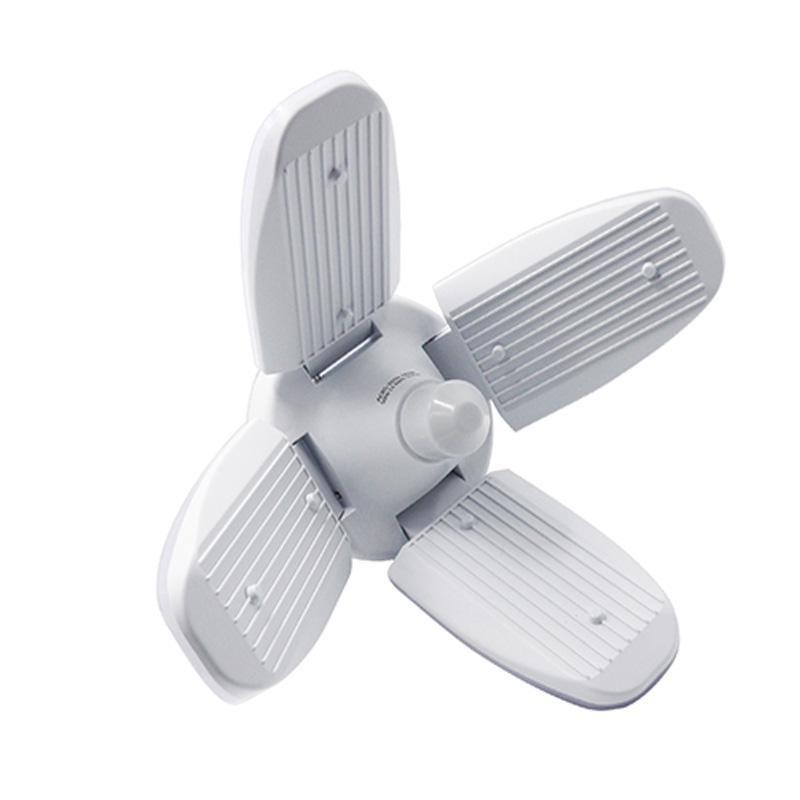 Светодиодная лампа 60 Вт без мерцания E27 B22 220 В SMD2835 Сверхяркая Складная с лопастями вентилятора Лампа с регулируемым углом для склада гаража