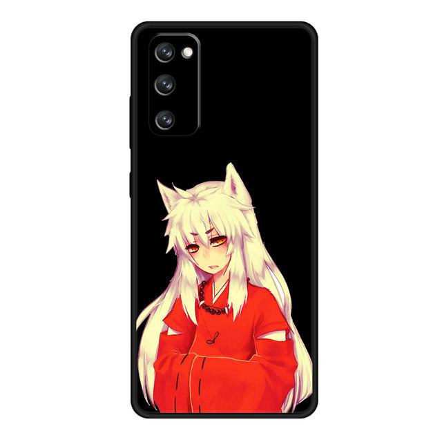 Стильный чехол для телефона с милым аниме Inuyasha для Samsung Galaxy S9 S22 Ultra 5g S21 Plus S20 Fe S10e Note 20 10 S7 S10 Lite S8