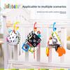 Infant Black White Geometric Toy With Teether And Visual Stimuli For Early Learning