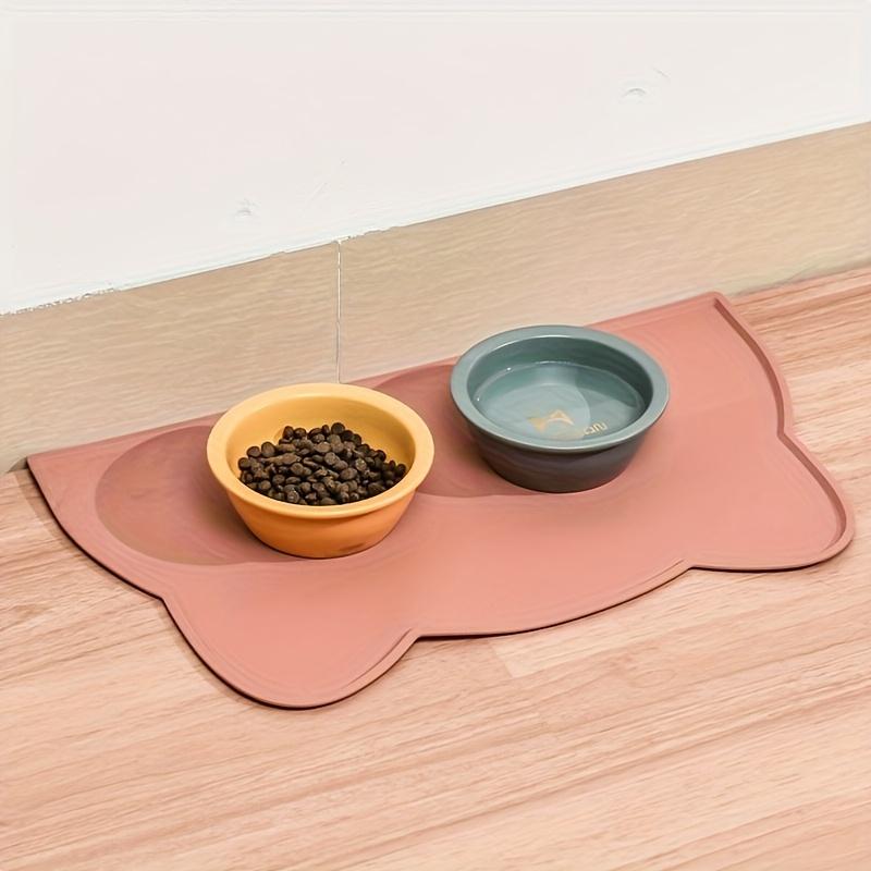 Pet Feeding Mat for Dogs & Cats, Spill-proof, Non-slip, Waterproof and Easy-to-clean Daily Necessities Pet Silicone Placemats Cat and Dog Placemats