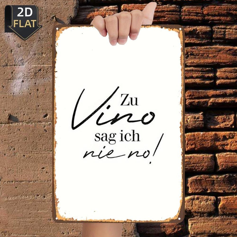 Wine Humor Aluminum Metal Sign Vintage Bar Kitchen Wall Decor Plaque