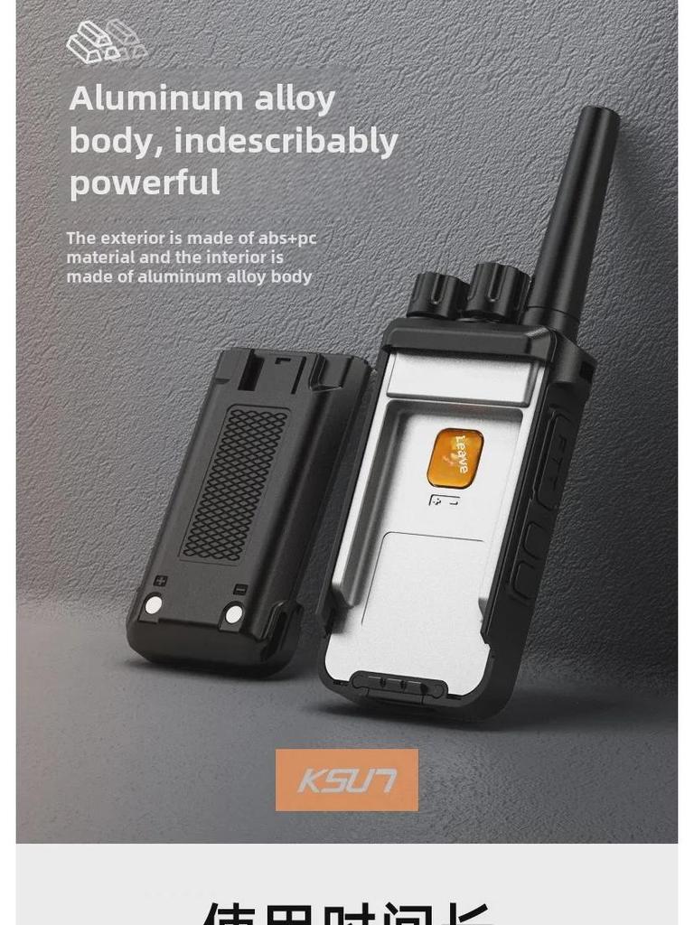 KSU7 8 Вт мощная мини-рация с сильным проникновением сигнала и быстрой зарядкой через USB (х26)