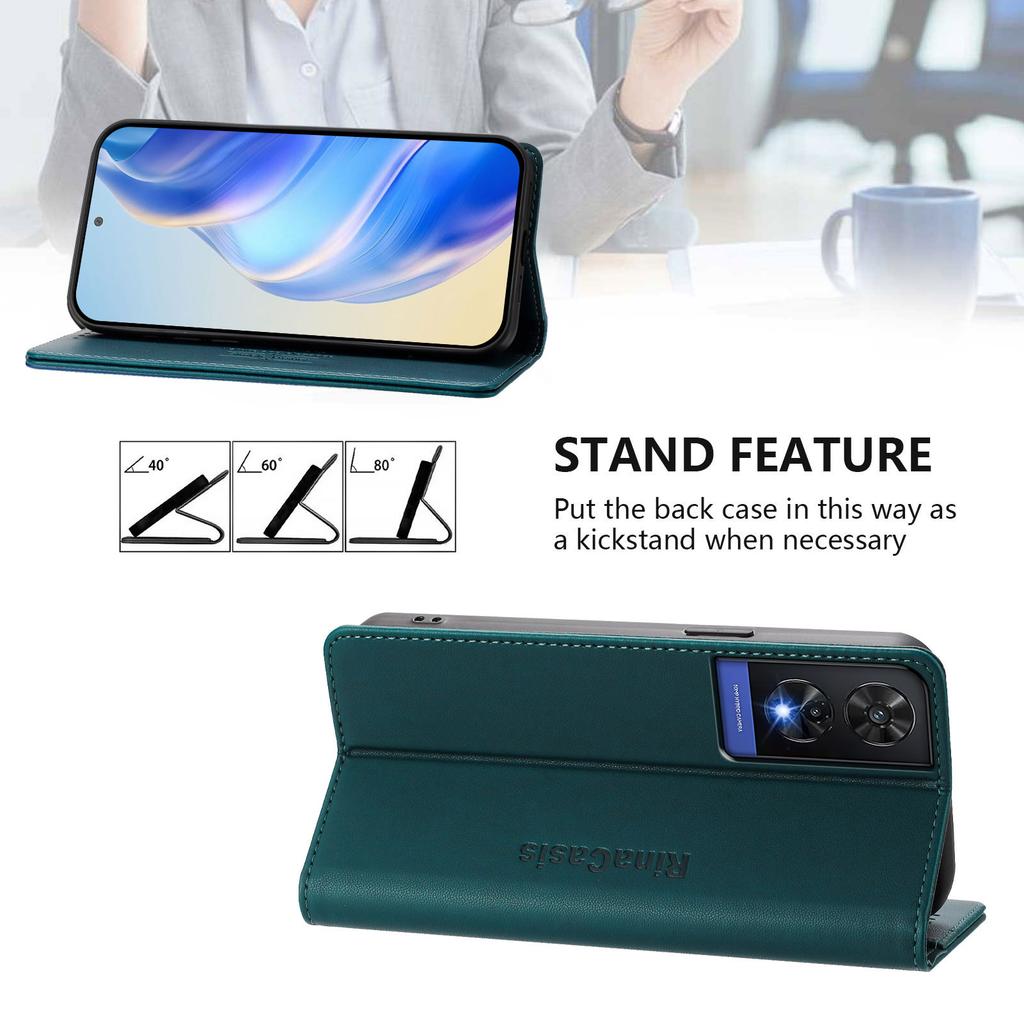 Для TCL 305,306,405,406,408,30 SE,40 SE,TCL 30 XE 5G,201,303,TCL Stylus,20R,... Премиальный чехол-кошелек из искусственной кожи, ударопрочный и с блокировкой RFID
