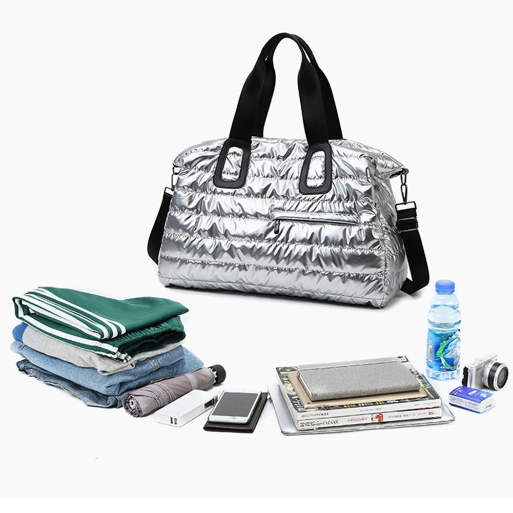 Большая вместительная стеганая спортивная сумка с отделением для влажного и сухого отделения, многофункциональная нейлоновая сумка-мессенджер, водонепроницаемые сумки с ручками сверху