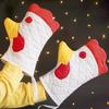 Cotton Lined Microwave Mitts Anti-Scalding Kitchen Gloves Cartoon Baking Gloves  Hot Bowl