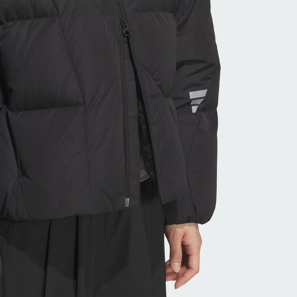 adidas Пуховик Fos Future Style Повседневный Теплый Спортивный Наполнитель 600 Пух Белой Утки Пальто Женская Куртка KH1472