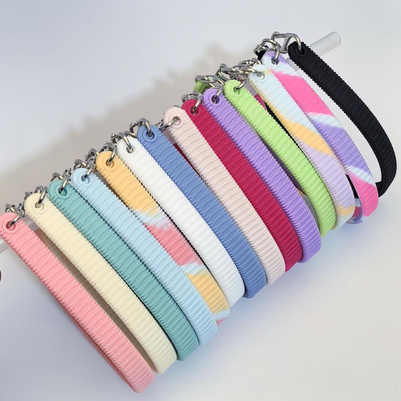 1Pcs Soft Durable Silicone Water Bottle Handle Water Bottle Sling Carrier Holder Strap For Most 8-40Oz Bottles Cup Accessories