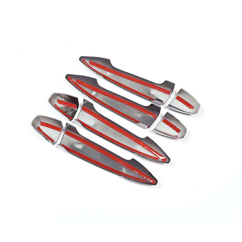 Для BMW X1 F48 X5 X6 F15 F16 2016 2017 автомобильный Стайлинг, внешняя дверная ручка, текстурированный чехол из углеродного волокна