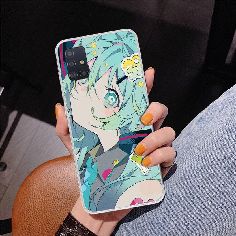 Cute Anime Girl INS Phone Case For Samsung Galaxy A52 A32 A22 A12 A51 A31 A50S A30S A20S A10S Note 20 Ultra 10 Plus S10 A72 A71