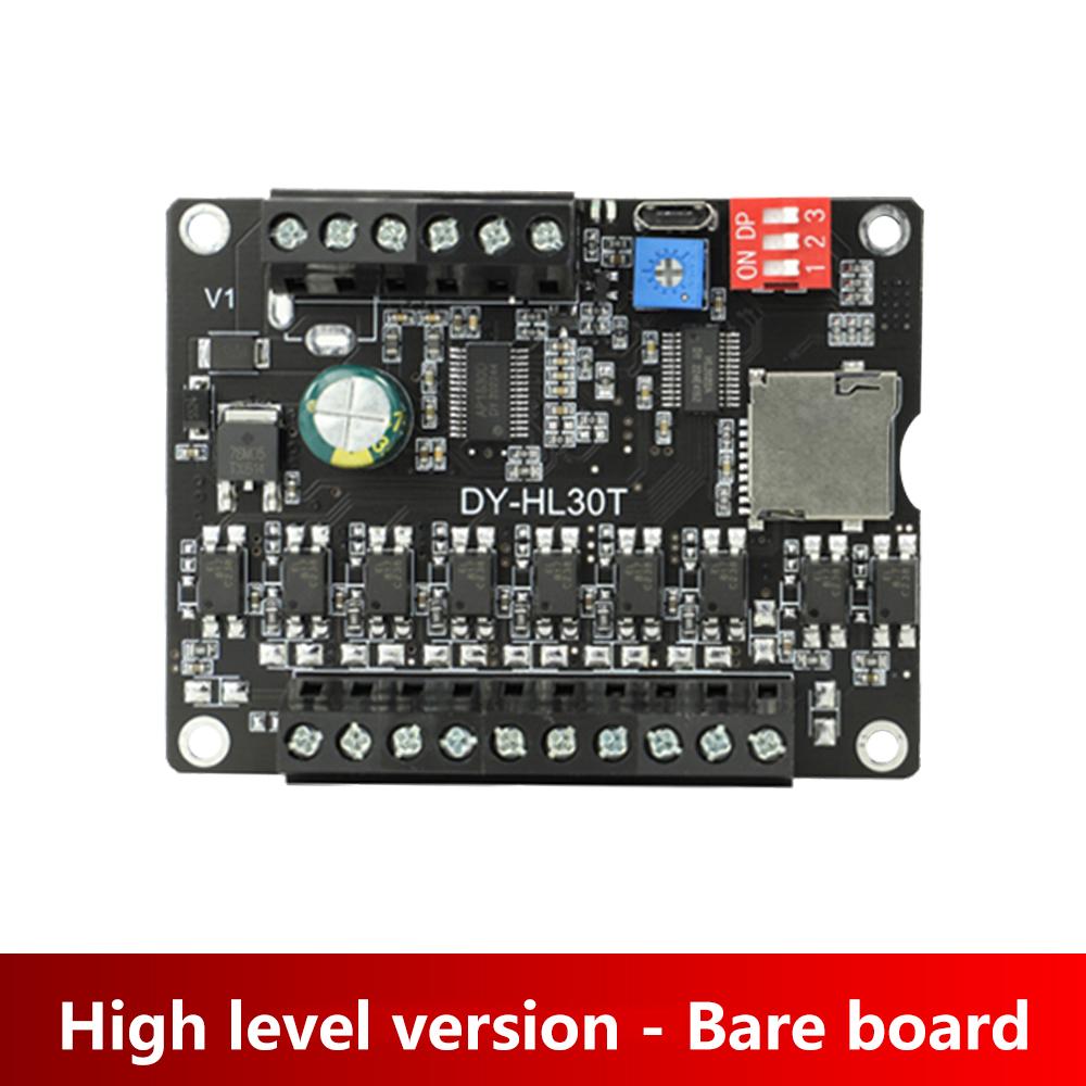 DC9-24V 30W Power Voice Broadcast Sensor Audio Module Low High Level Triggered MP3 Playback TF Card U Disk L30T H30T with shell