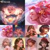 Diamond Embroidery Cartoon Girl Avatar 5D DIY Diamond Painting Cross Stitch Rhinestone