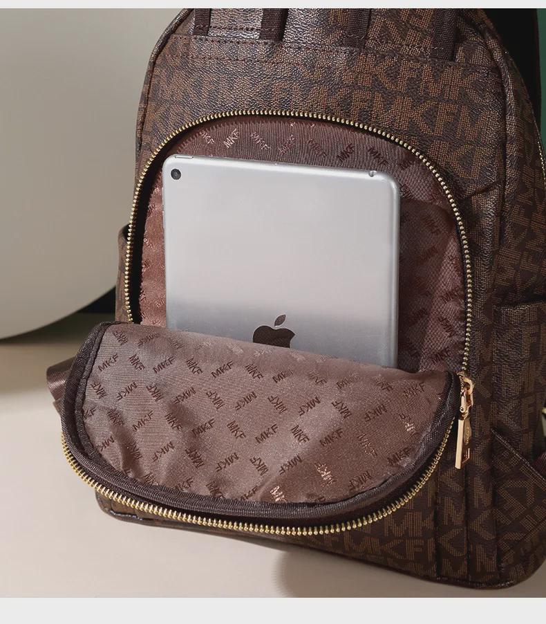 MK F Женский рюкзак большой вместимости с принтом весна/лето 2023 года с защитой от кражи