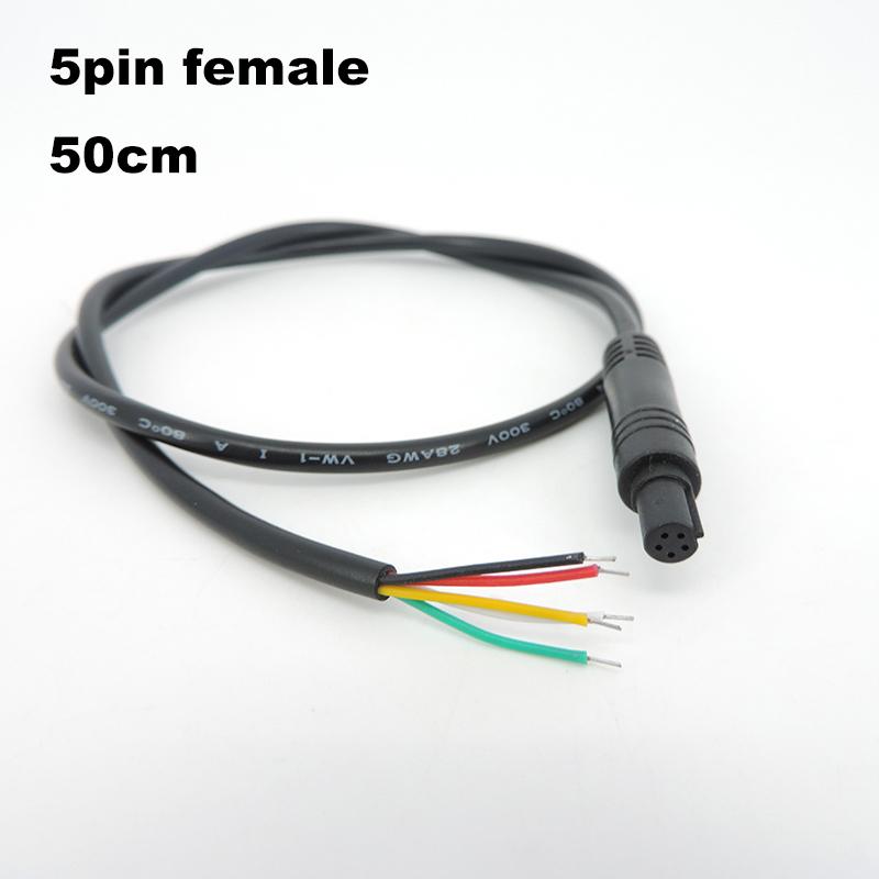 DIY 4Pin 5Pin 6Pin Jack Car DVR Camera Extension Cable HD Monitor Vehicle Rear View/Back Up Camera Wire Male Female Plug Cord