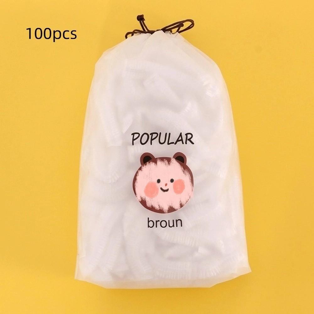 100/300/500pcs Food Grade Plastic Disposable Food Cover Cling Film Cover For Fruit Vegetable