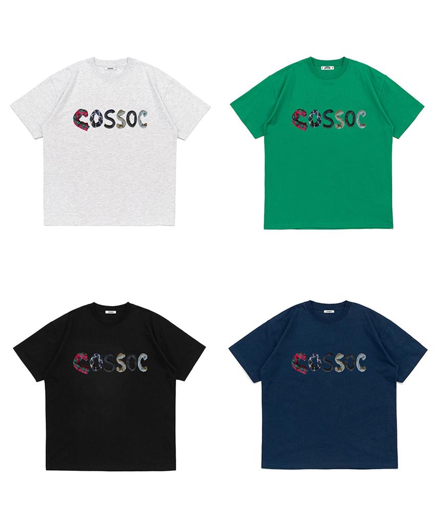 Koso Cc Футболка с коротким рукавом с алфавитом_4 цвета