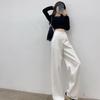 White High-waisted Jeans Women's Straight Autumn New Drape Loose Wide-leg Pants Slim Floor-mopping Trousers