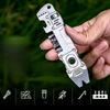 Титановый сплав EDC Гаечный ключ Лом TC04 Многофункциональный ручной инструмент Отвертка Трещотка Открывалка для бутылок Маленький инструмент для кемпинга на открытом воздухе