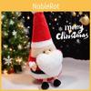 Christmas Santa Claus Plush Toy With Pp Cotton For Holiday Gift Decoration Room