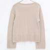 FOXEY 39917 Beige Lounge Knit Top Cashmere Sweater Tops Not Written beigeUsed