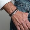 Викингский Племенной Браслет-Манжета со Стрелой из Нержавеющей Стали Норвежский Браслет для Мужчин Кельтский Стиль Наручный Браслет