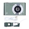 Retro Digital Camera, 4K HD 16X Zoom 48MP Portable CCD Camera with LED Flashlight and AF Autofocus for Photography (Green)