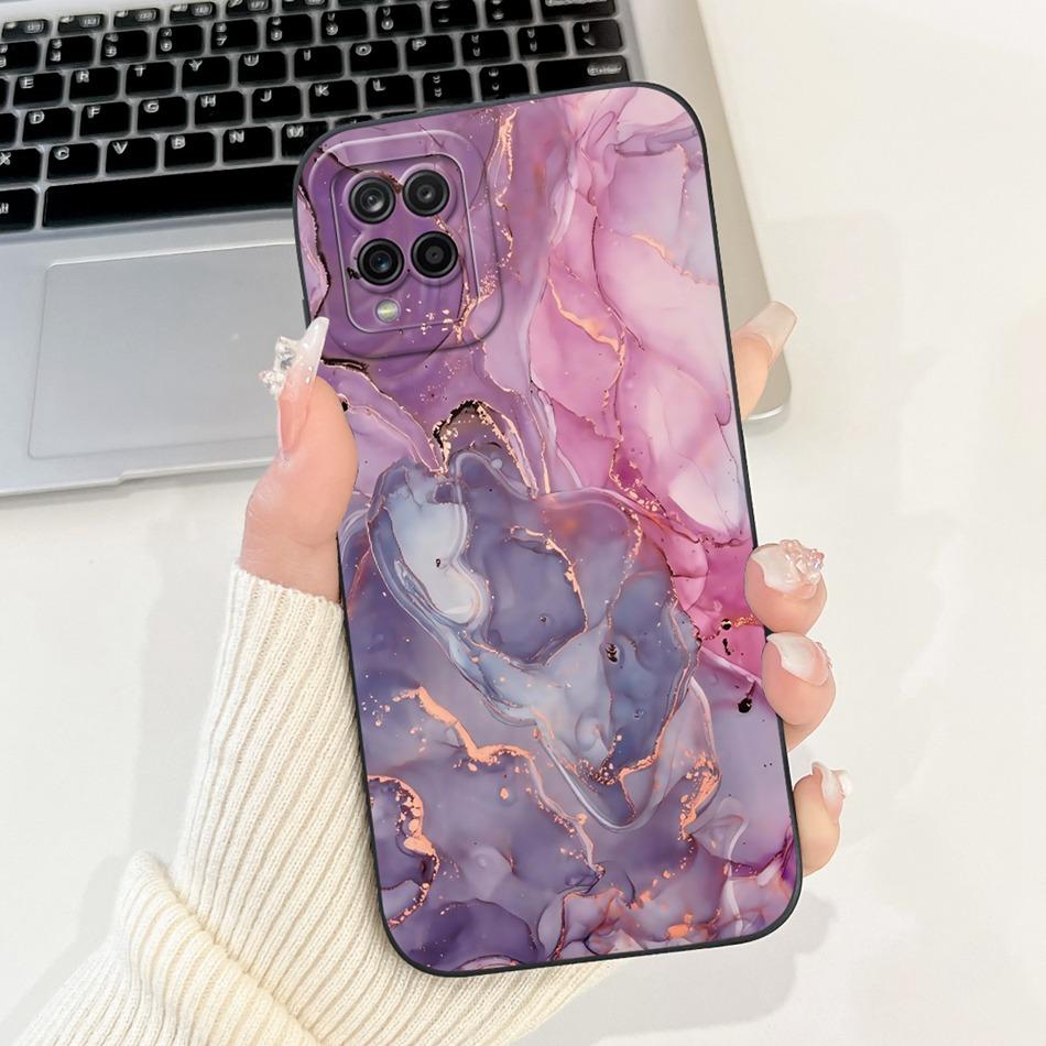 Для Samsung Galaxy A12 M12 Новый Модный Чехол с Рисунком Пляж на Закате Для Samsung A12 A125F A127F Мягкие Силиконовые Чехлы для Телефона